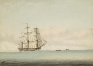 HMS Endeavour 1794 off New Holland